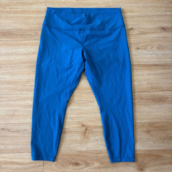 Lululemon Athletic Wunder Train HR Tight Yoga Pants 25” Capri Women’s Sz 18 - Picture 1 of 10